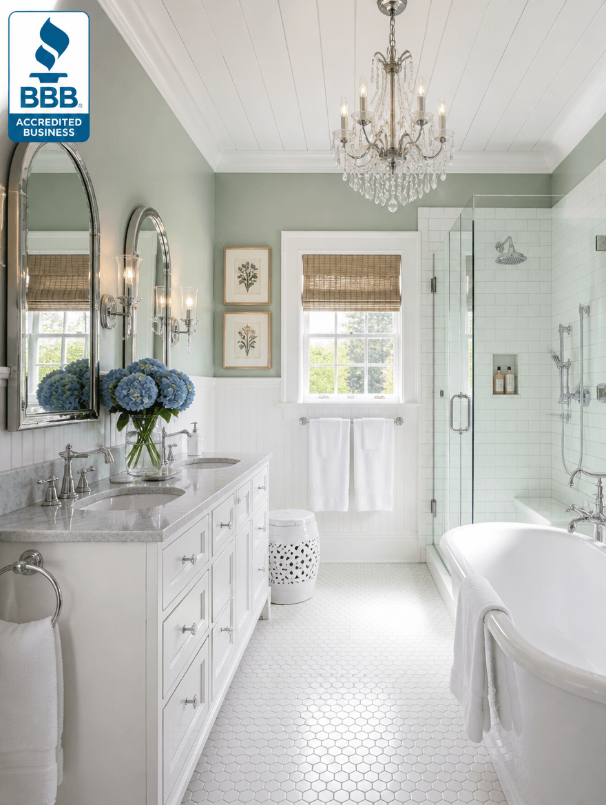 Beautiful remodeled bathroom